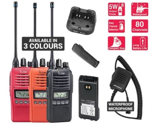 ICOM IC-41PRO waterproof handheld UHF CB radio
